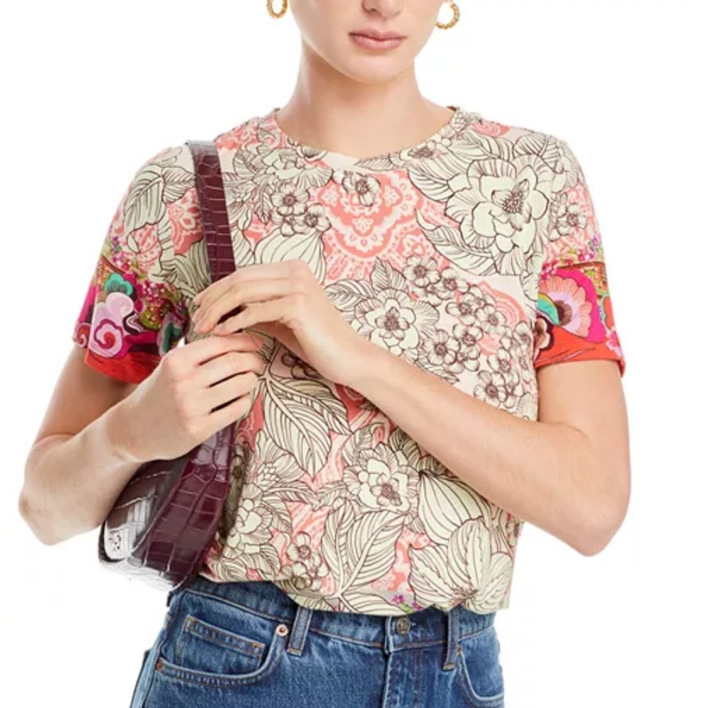 Johnny was the janie favorite printed top